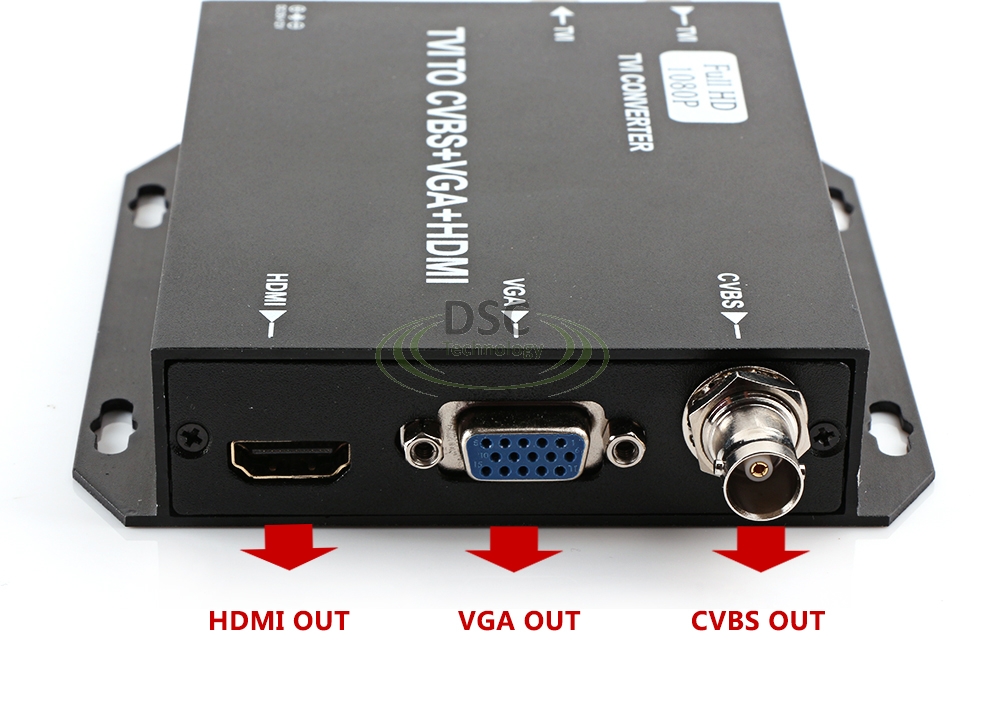 TVI CCTV HDTVI to Video Converter Three in One eBay